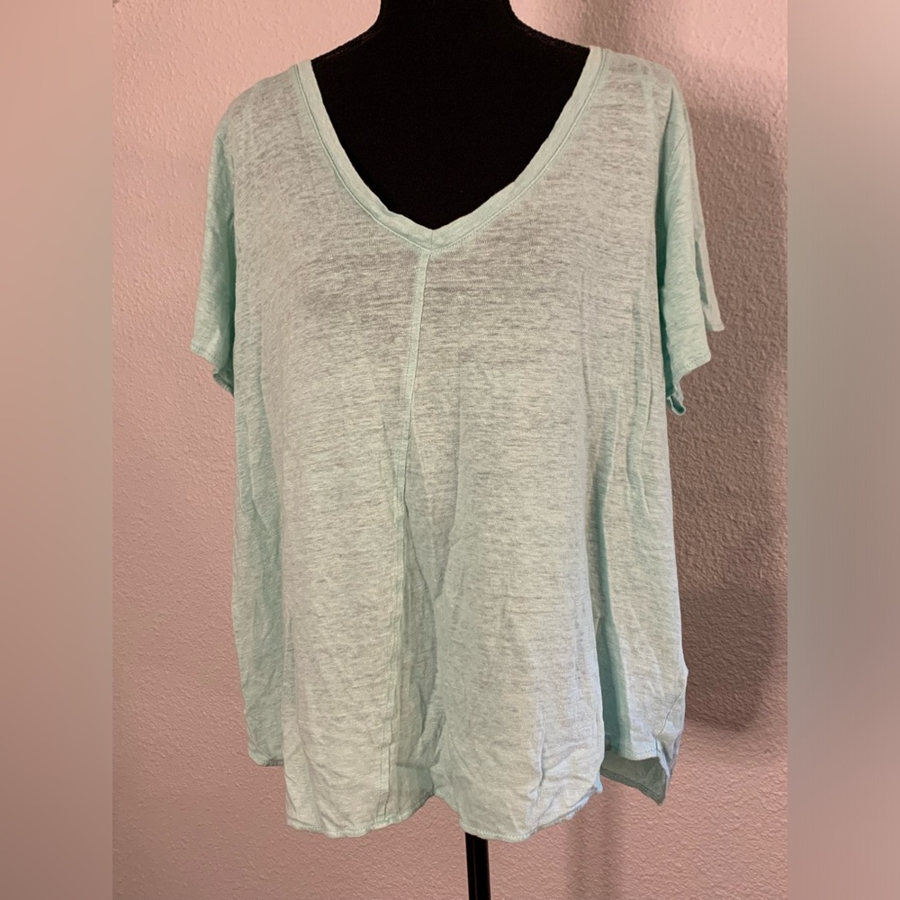 Tahari Linen Top